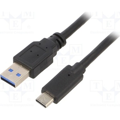 Gembird CCP-USB3-AMCM-0.1M USB 3.0 A M - USB-C M, 0.1m, černý