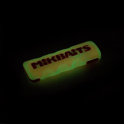 Mikbaits boilie jehla Hard Glow oranžová se zobáčkem svítící