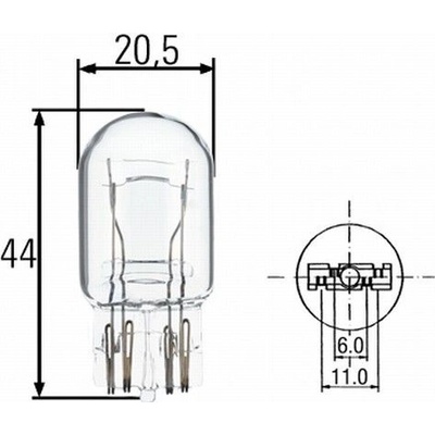 Hella W21/5W W3x16q 12V 21/5W