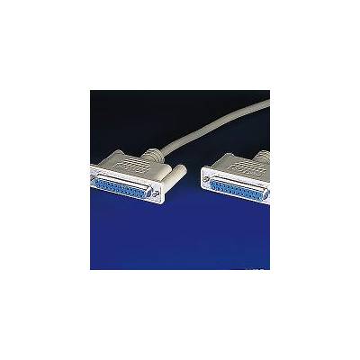 11.01. 5118 : : Сериен кабел за връзка, db-25 f - f, 1.8 м, нул-модем