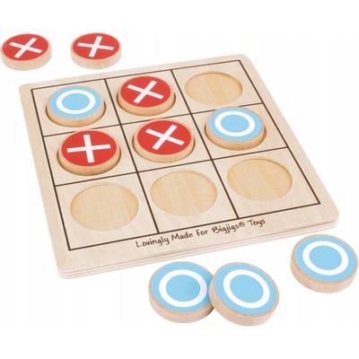 Bigjigs Toys Dřevěné piškvorky