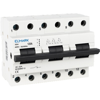 ELMARK Iss4 ТРИПОЗИЦИОНЕН ПРЕВКЛЮЧВАТЕЛ 1-0-2 3p/125a (41948)