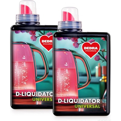 D-LIQUIDATOR universal Odstraňovač vodního kamene do spotřebičů ECO koncentrát 2 × 500 ml – Zboží Mobilmania