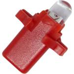  Лед крушки тип b8.3d 12v / 2w червен (b83dr)