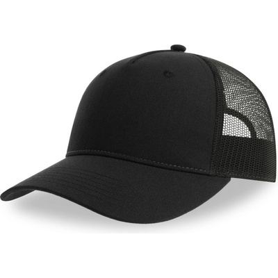 Atlantis Headwear Zion Trucker 5 panelová COT33012080899-black/black Černá/černá