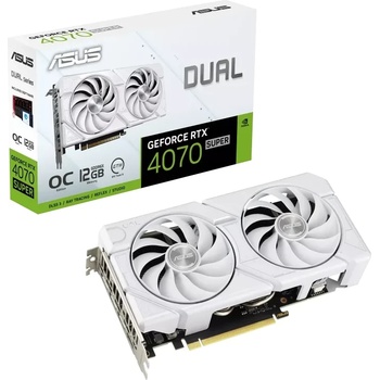 ASUS GeForce RTX 4070 SUPER DUAL EVO OC White 12GB GDDR6X 192bit (DUAL-RTX4070S-O12G-EVO-WHITE/90YV0KC8-M0NA00)