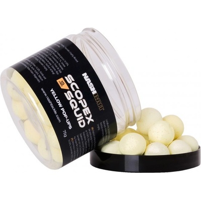 Kevin Nash Scopex Squid plavajúce boilies pop up Yellow 75g 20mm