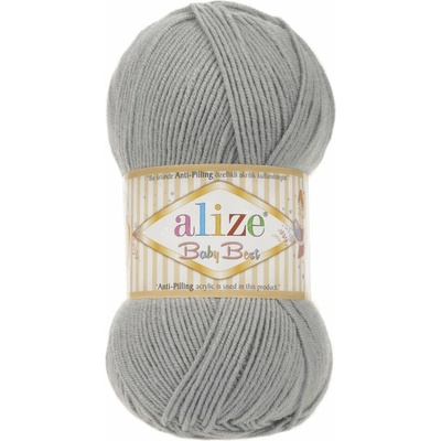 Alize Baby best 344 - světle šedá