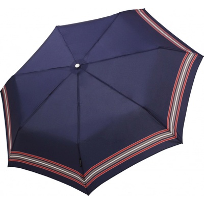 Bugatti dáždnik Take it duo Stripe Navy pánsky modrý