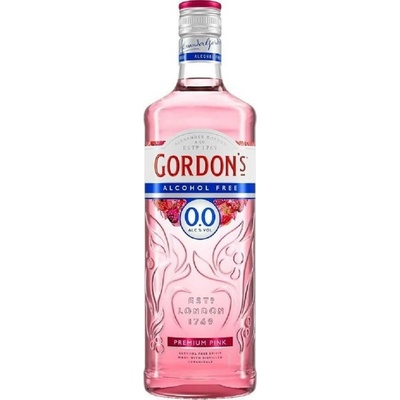 Gordon's pink alcohol free gin 0,7 l 0% holá láhev
