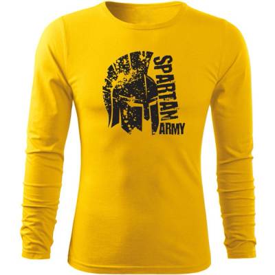 Dragova Fit-T tričko s dlouhým rukávem León žlutá