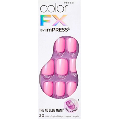 KISS Nalepovací nehty ImPRESS Color FX Late Night 30 ks – Zboží Dáma