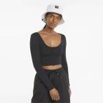 PUMA Дамска тениска Puma Classic Long Sleeve T Shirt Womens - Puma Black