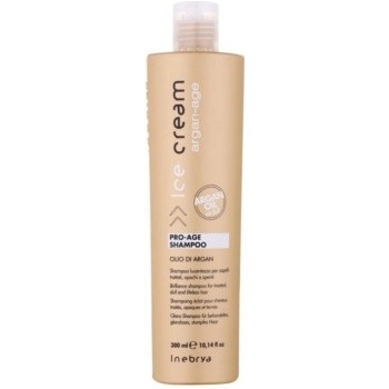 Inebrya Argan-Age arganový šampon pro lesk Brilliance Shampoo for Treated Dull and Lifeless Hair 300 ml