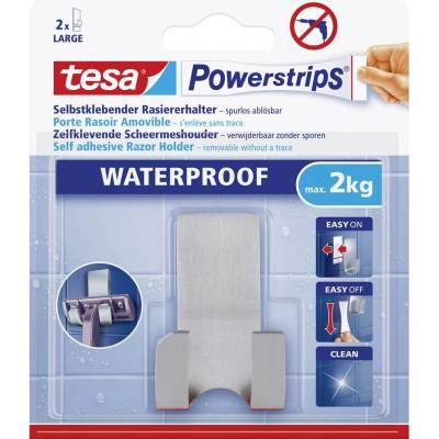 tesa POWERSTRIPS® Waterproof holicí držák kov Množství: 1 ks