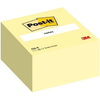 POST-IT Bloček kocka Post-it 76x76 žltá 450l (MM063670)