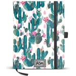 KARACTERMANIA - OMP! Бележник с ластик 14x21 см Cactus