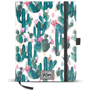 KARACTERMANIA - OMP! Бележник с ластик 14x21 см Cactus