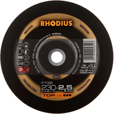 Rhodius Rezný kotúč 230 x 2,5 x 22,23 mm 206373