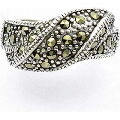 Zlato-Minerály Stříbrný prsten markazit ST05742sd55