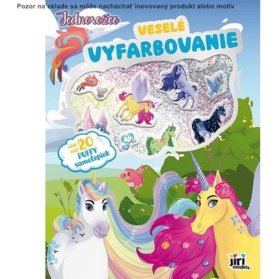 Veselé vyfarbovanie so super samolepkami Jednorožce