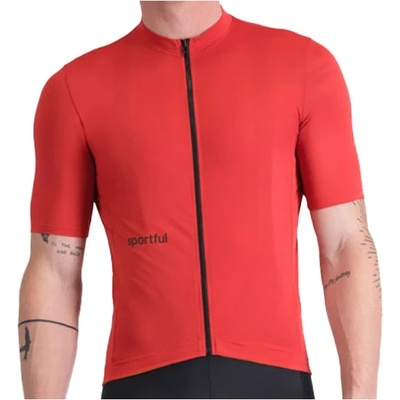 Sportful Мъжка фланелка с къс ръкав за колоездене Sportful Classic Jersey Cycling jersey - Phoenix Glow - размер XL (056-3634-0414)