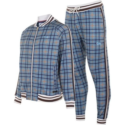 Lonsdale Gentlemen Tracksuit Mens Navy Check