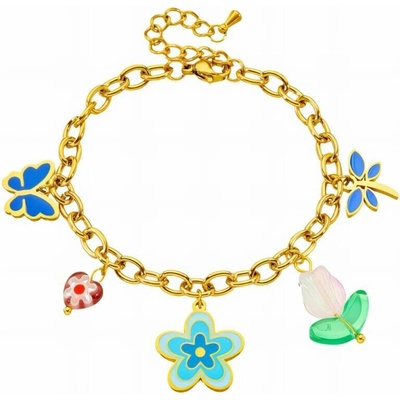 Glanzio náramok Blue Blossom 90883