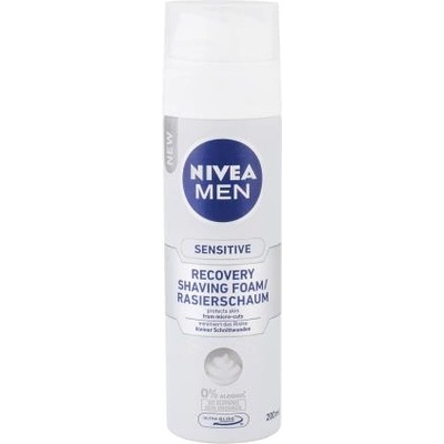 Nivea Men Sensitive Recovery пяна за бръснене без алкохол 200 ml за мъже
