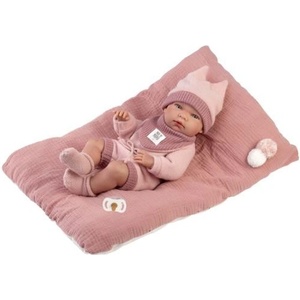 Llorens 73818 NEW BORN МОМИЧЕ - реалистична бебешка кукла с цяло винилово тяло - 40 см (4-73818)