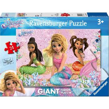 Ravensburger Пъзел за под Ravensburger от 24 части - Mermaid Magic (12004323)