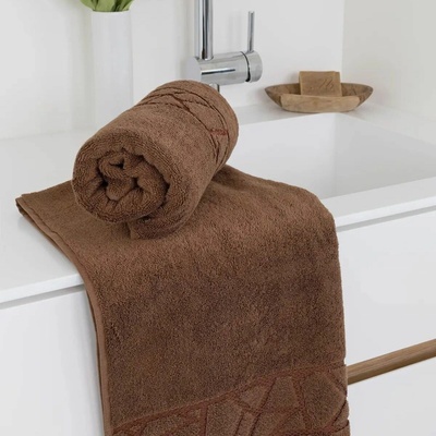Matějovský Sophia Choco uterák tmavohnedá 30 x 50 cm