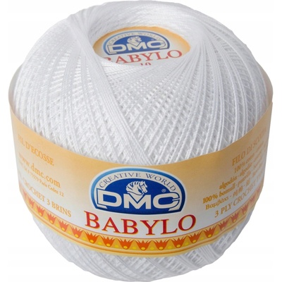 Háčkovacia Priadza DMC Babylo, hrúbka 10, 533 m, 100 g, B5200