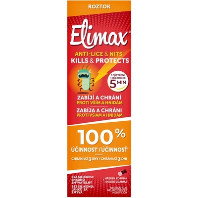 Elimax Účinný roztok 100 ml + kovový hřeben