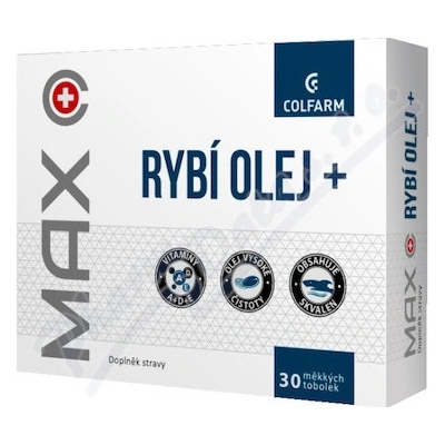 Colfarm MAX Rybí olej plus 30 tabliet