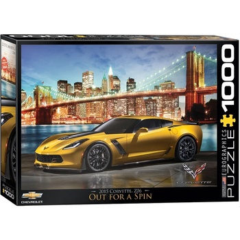 EUROGRAPHICS Пъзел Eurographics от 1000 части - Corvette Z06 в Ню Йорк (60000735)