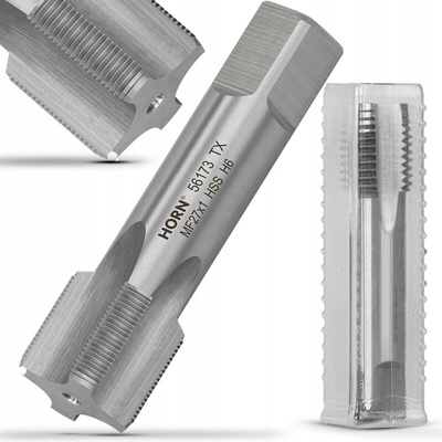 Závitník ruční M27, stoupání 1 mm. HSS DIN352/1P