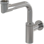 Alca - Сифон за мивка, Design, диаметър 32 mm, спестяващ място, метален A403 (A403)
