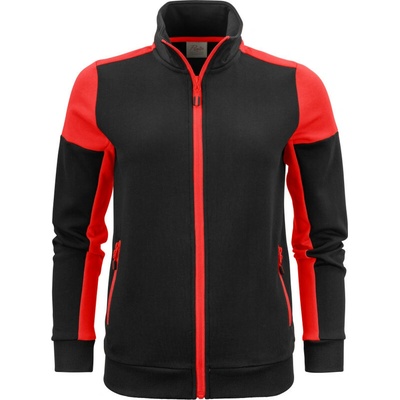 Printer Mikina Prime Sweater Full Zip Women COT61206281400-black/red