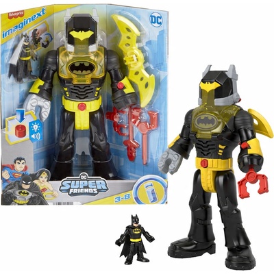 Fisher-Price Imaginext DC Super Friends Batman Toys Insider & Exo Suit 12-I