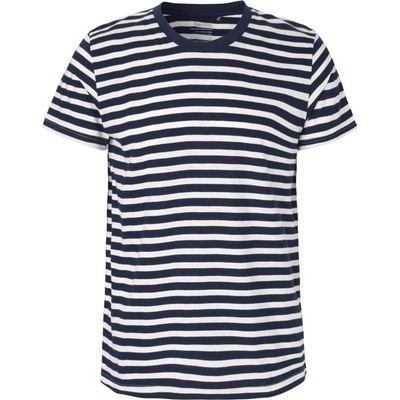 Neutral pánské tričko NE61001 White Navy Striped