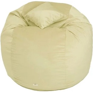 Pufrelax Комплект, Барбарон и декоративна възглавница, 600л. , King Size - Lemon, Перящ се калъф, Трансформира се в легло, Пълнеж с микс от мемори пяна и дунапрен, Гама Premium