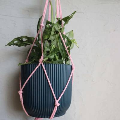 Macramé Růžové 120 cm