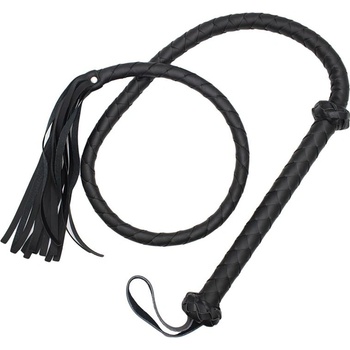 Image 1 of LateToBed BDSM Line Double Braided Whip 150cm Black