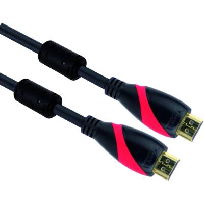 VCOM Кабел VCom - CG525D-5m, HDMI/HDMI v1.4, 5m, черен