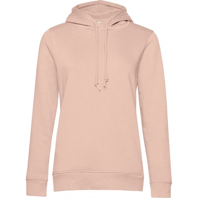 B & C Collection dámská mikina s kapucí Inspire Hooded women světle růžová