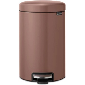 Brabantia Кош за смет с педал Brabantia NewIcon 12L, Satin Taupe (1008845) - topmall