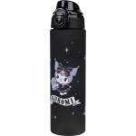 Baagl Тританова бутилка за пиене BAAGL Kuromi Fortune Dream, 700 ml, черна