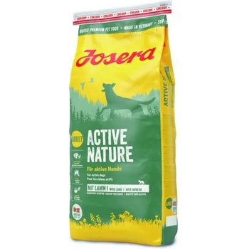 Josera dog active nature adult, пълноценна храна за порастнали кучета с пилешко и агнешко месо 15 кг, Германия - 50003669