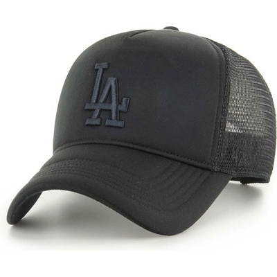 47 brand Шапка с козирка 47 brand MLB Los Angeles Dodgers в черно с апликация B-TRTFM12KPP-BK (B.TRTFM12KPP.BK)